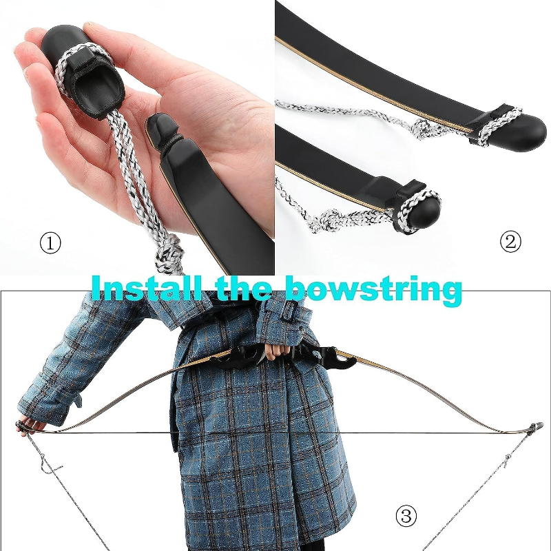 56" Recurve Bow Set Hungting Bow kit for Adult or Beginners Target Practice and Hunting Draw Weight 30/35/40/45/50lbs Aluminium Alloy Takedown Bow and Carbon Arrow Set for RH Archer